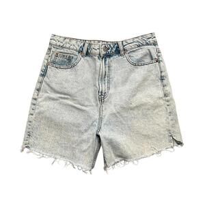 Denim Co Cut Off Jeans shorts size 8 High Rise Boyfriend Grunge Retro 90s